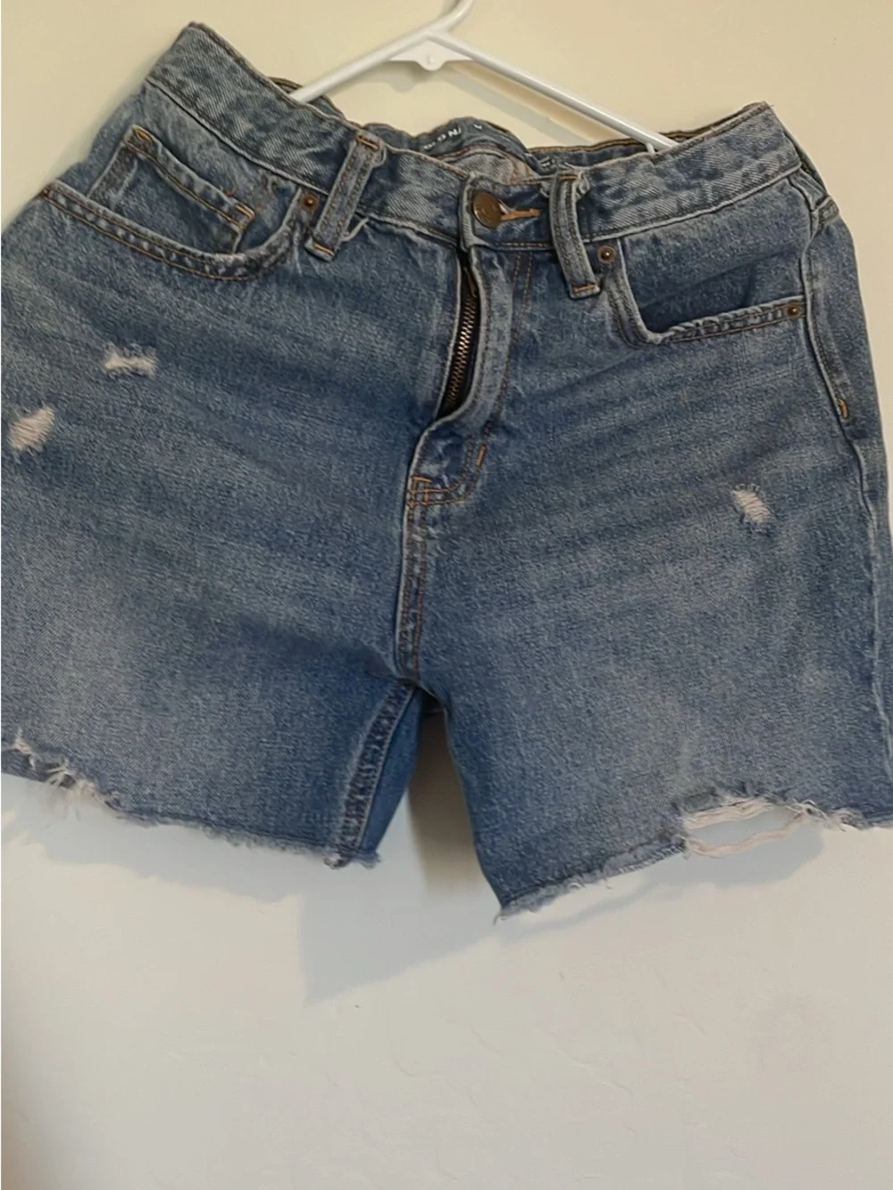 Old Navy Distressed Denim Cutoff Shorts - Blue